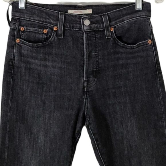 LEVI'S Wedgie Skinny Jeans in Ravens Wing Size 28 - Picture 8 of 16